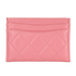 Chanel Classic Card Holder, &pound;320, Accessories, Pink, Leather, Back view